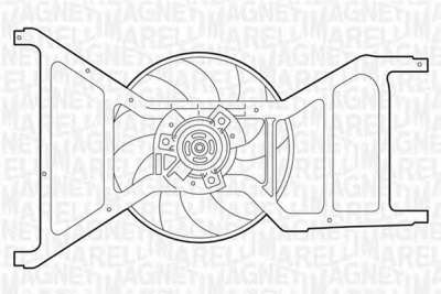 MAGNETI MARELLI 069422353010 -  Вентилятор, охлаждение двигателя